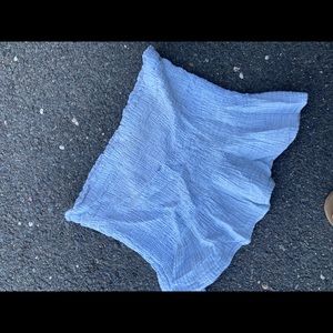 Light blue cute tube top